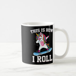 Mug C'Est Comme Ça Que Je Roule Dabbing Unicorn Snowbo