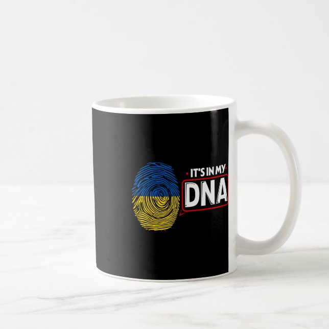Mug C'est Dans Mon Adn Drapeau National Ukrainien Patr (Droite)