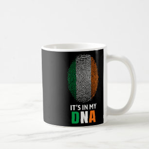 Mug C'est Dans Mon Adn Irlande Drapeau Irlandais Cadea