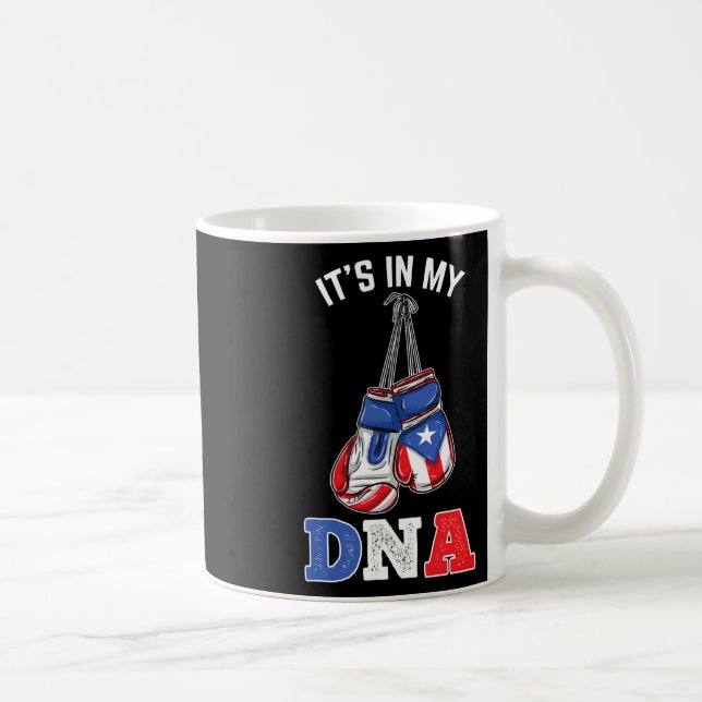 Mug C'Est Dans Mon Adn Puerto Rican Boxe (Droite)