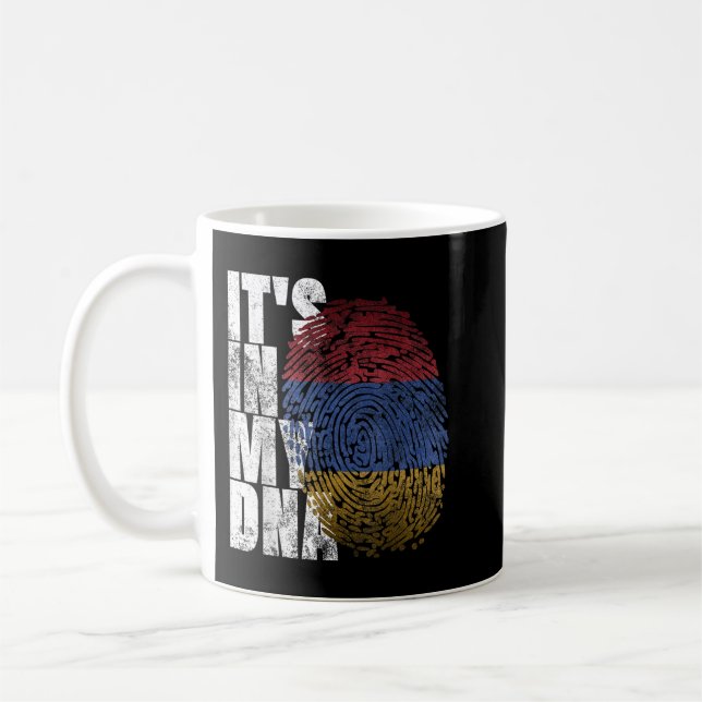 Mug C'est dans mon ADN Symbole arménien Fiers Cadeaux  (Gauche)