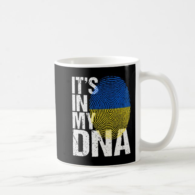 Mug C'est dans mon ADN Ukraine drapeau ukrainien homme (Droite)