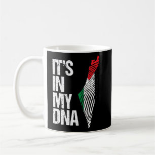 Mug C'Est Dans Mon Adna Drapeau Palestinien Et Carte