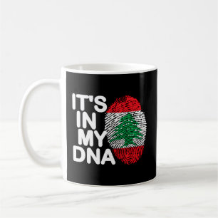 Mug C'Est Dans Mon Da Liban Drapeau Libanais Racines L