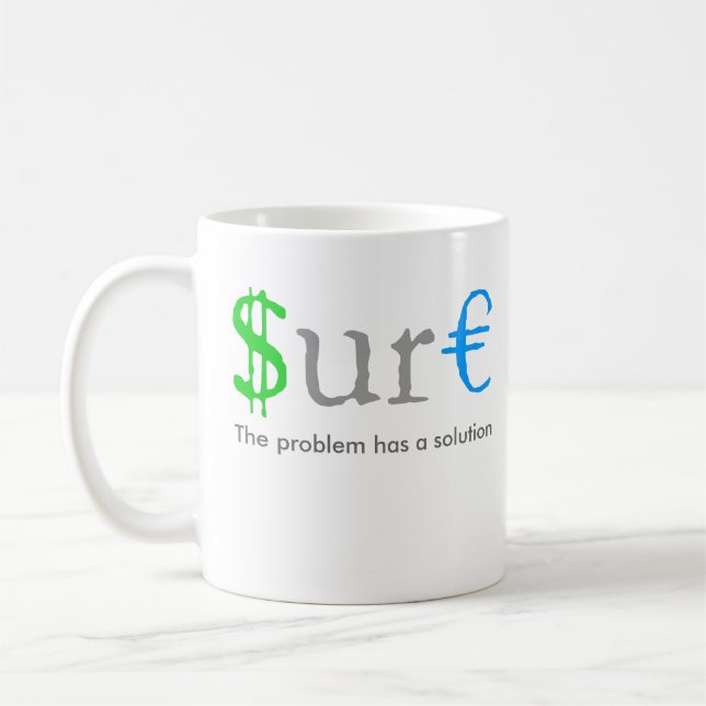 Mug C'est de l'argent drôle (Gauche)