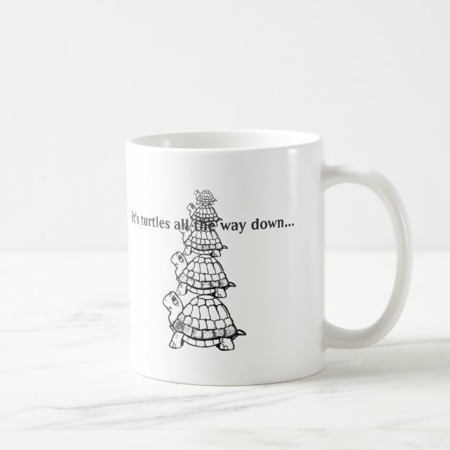 Mug c'est des tortues complètement vers le bas (Droite)