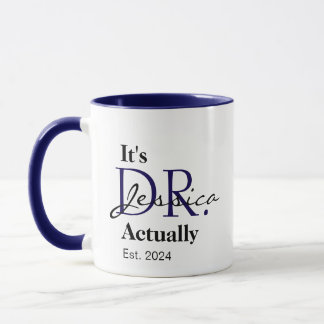 Mug C'est Dr. [Custom Name] Année d'établissement.