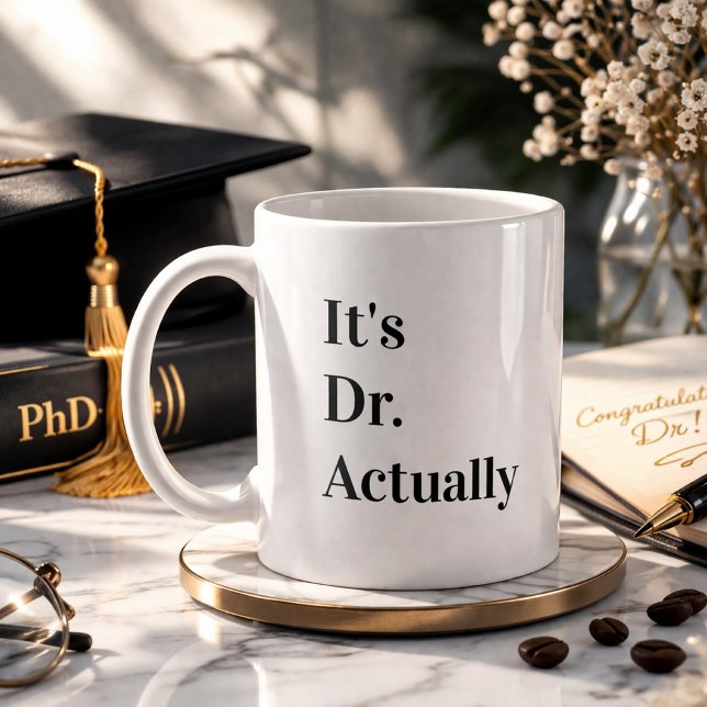 Mug C'est Dr en fait Café de remise de diplôme de doct (Créateur téléchargé)
