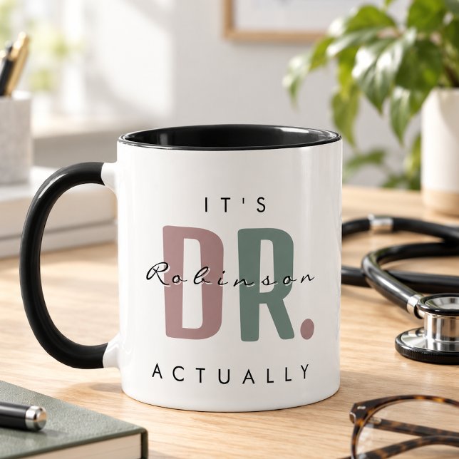 Mug C'est Dr. [Nom personnalisé] en fait (Créateur téléchargé)