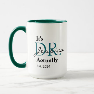 Mug C'est Dr. [Nom Personnalisé] En Fait Est. Année