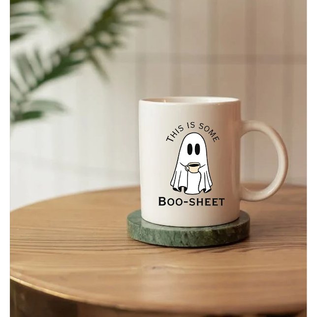 Mug C'est du boo-sheet fantôme boo avec du café (Créateur téléchargé)