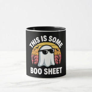 Mug C'est du Feuillet de Boo Rétro Pun Fantôme