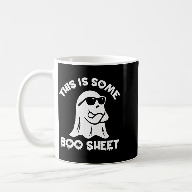 Mug C'est du Papier de Boo Fantôme Drôle Rétro Hallowe (Gauche)