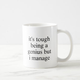 Mug C'est dur d'être drôle comme un génie