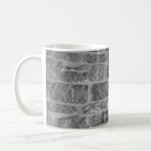 Mug C'est horizontal pierre rugueux mur motif arrière