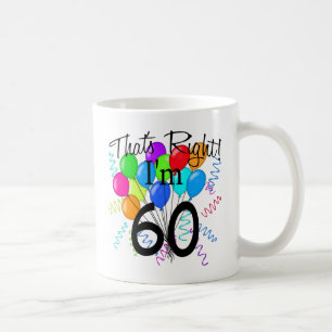 Mug C'est juste que j'ai 60 ans - anniversaire