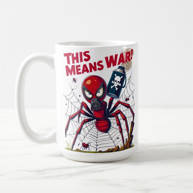 Mug C'est la guerre ! – La revanche de l'araignée (Gauche)