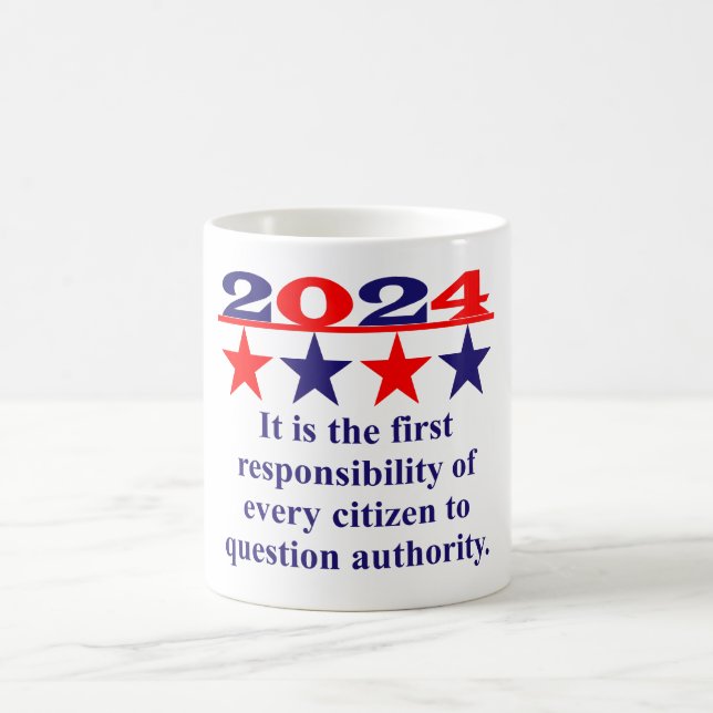 Mug C'Est La Première Responsabilité - Citation Politi (Centre)