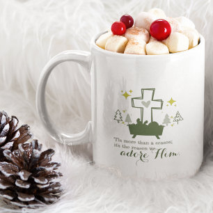 Mug C'EST LA RAISON Christian Nativité 15oz Noël