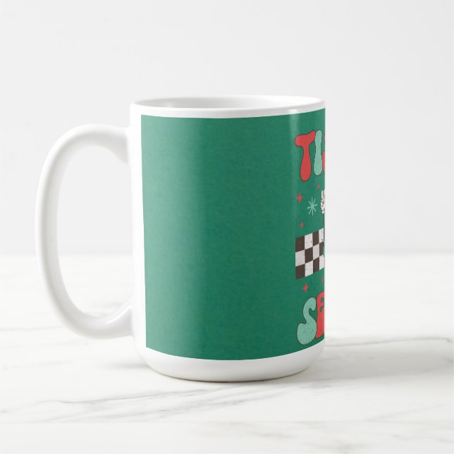 Mug C'Est La Saison Arbre de Noël Super Retro Noël (Gauche)