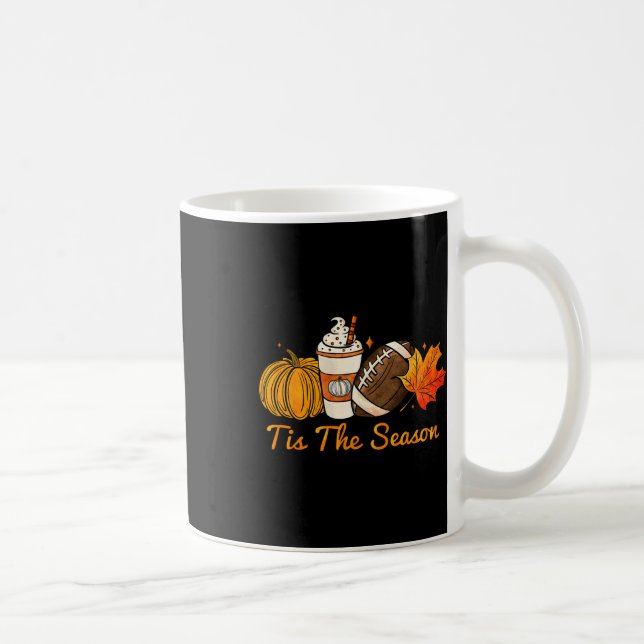 Mug C'Est La Saison Citrouille Leaf Latte Fall Thanksg (Droite)