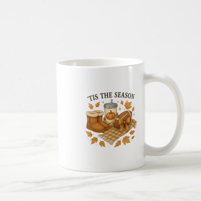 Mug C'est la saison d'automne chaussette cosy Thanksgi (Droite)