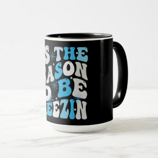 Mug C'est la saison d'avoir froid, Hiver cosy