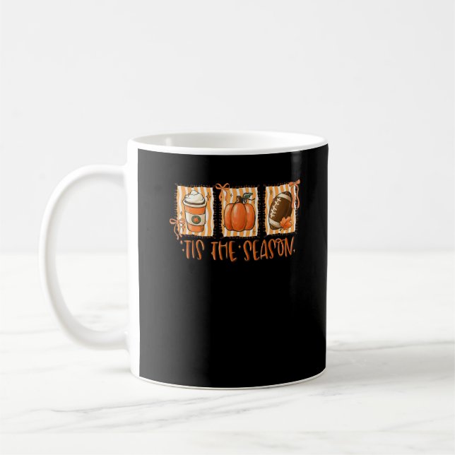 Mug C'est la saison de la citrouille de football améri (Gauche)