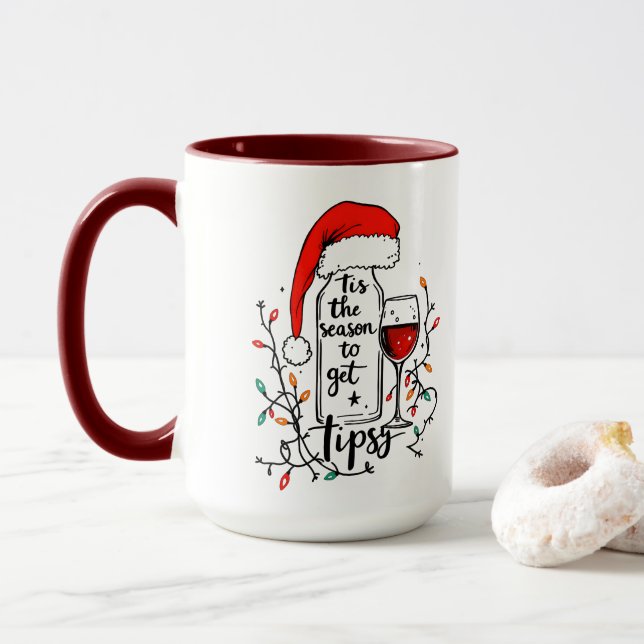 Mug C'est la saison de se soûler (Avec donut)