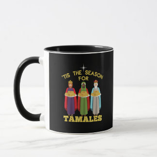 Mug C'est la saison des tamales, Noël mexicain drôle