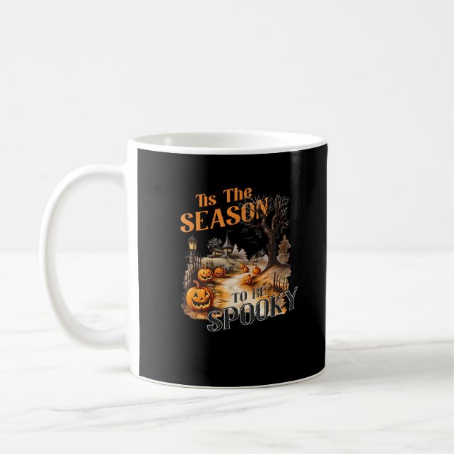 Mug C'Est La Saison D'Être Éffrayant Automne Halloween (Gauche)