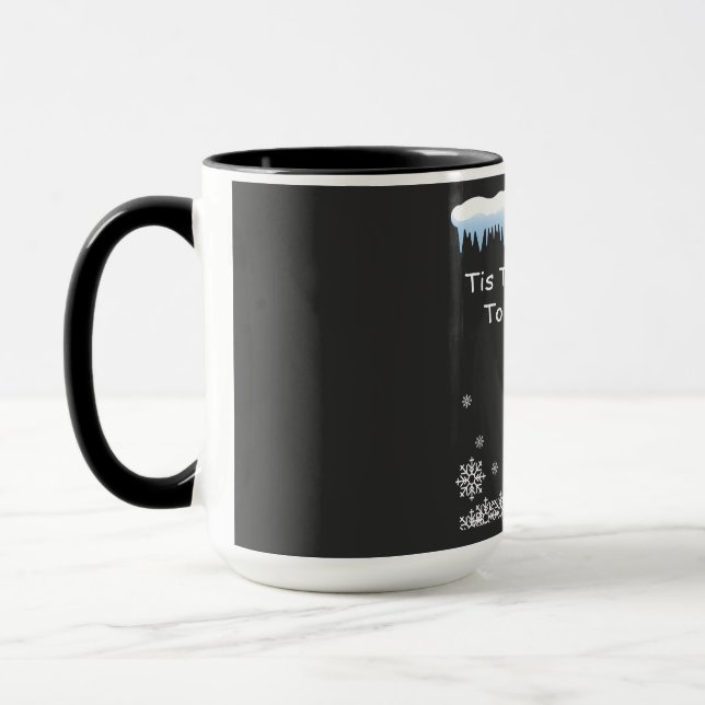 Mug C'est la saison d'être glacé, Hiver cosy (Gauche)