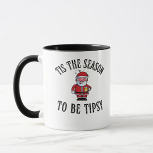 Mug C'Est La Saison D'Être Tipsy Vintage Drunk Père No