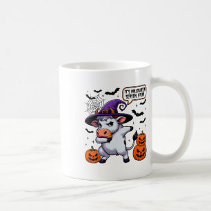 Mug C'est la saison d'Halloween Bruh Funny Cow Moo Éff