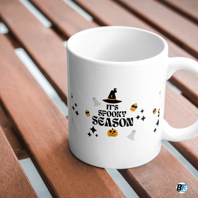 Mug C'est la saison Éffrayante - Halloween Trend Idée  (Créateur téléchargé)