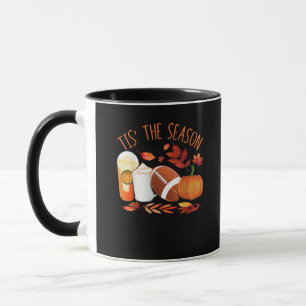 Mug C'Est La Saison Football Citrouille Thanksgiving A