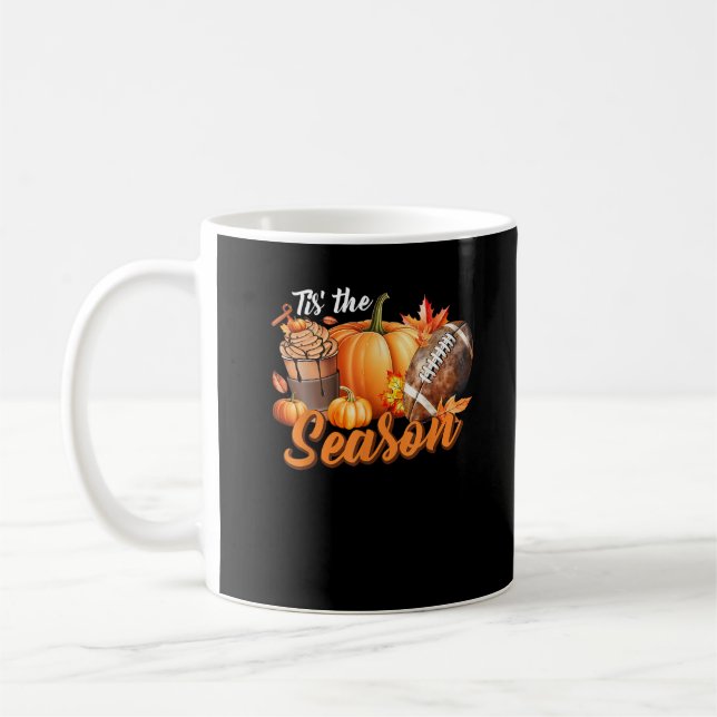 Mug C'est la saison latte de feuille de citrouille d'a (Gauche)