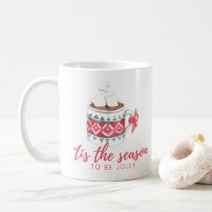 Mug 'C'est la saison pour être joyeux Marshmallow Noël