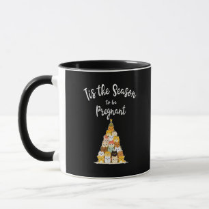 Mug C'est la saison pour les hommes enceints au sapin