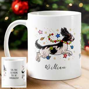 Mug 'C'est la saison Springer personnalisée Spaniel