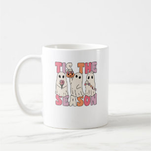 Mug C'Est La Saison Super Fantôme Avec Fleurs Vintages