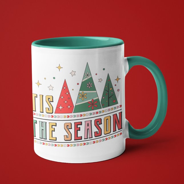Mug C'Est La Saison Typographie Moderne De Noël (Créateur téléchargé)
