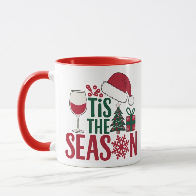 Mug C'est la Saison – Vin & Noël (Gauche)