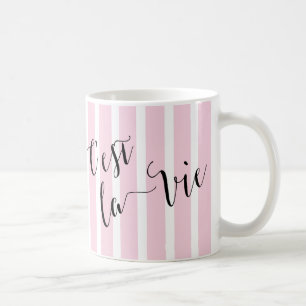 Mug C'est la Vie Calligraphie française