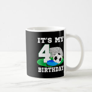 Mug C'est l'anniversaire de mes 4 ans, 4ème fête de fo
