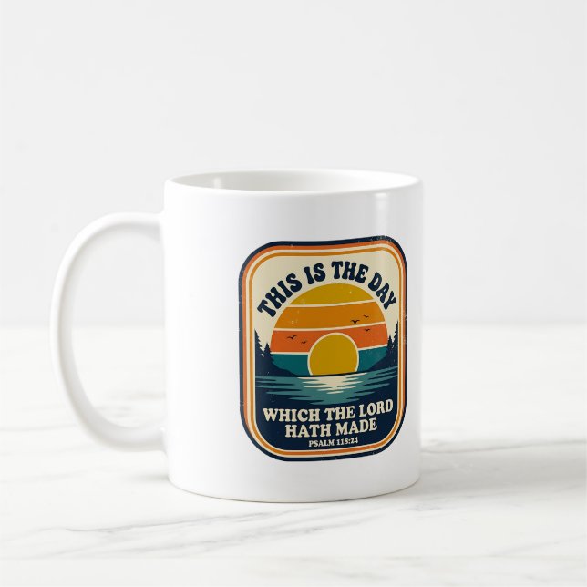 Mug C'est le jour Psaume 118:24 (Gauche)
