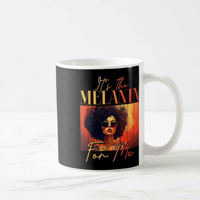 Mug C'est le Melanin pour moi Melanated Black History  (Droite)