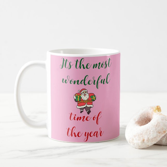 Mug C'est le moment le plus merveilleux de l'année (Avec donut)