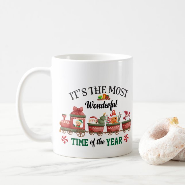 Mug C'est le moment le plus merveilleux de l'année (Avec donut)