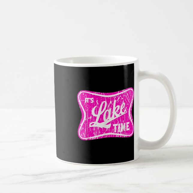 Mug C'est le temps du lac, navigation et pêche, vacanc (Droite)